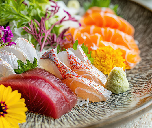 sushi nigiri de salmón