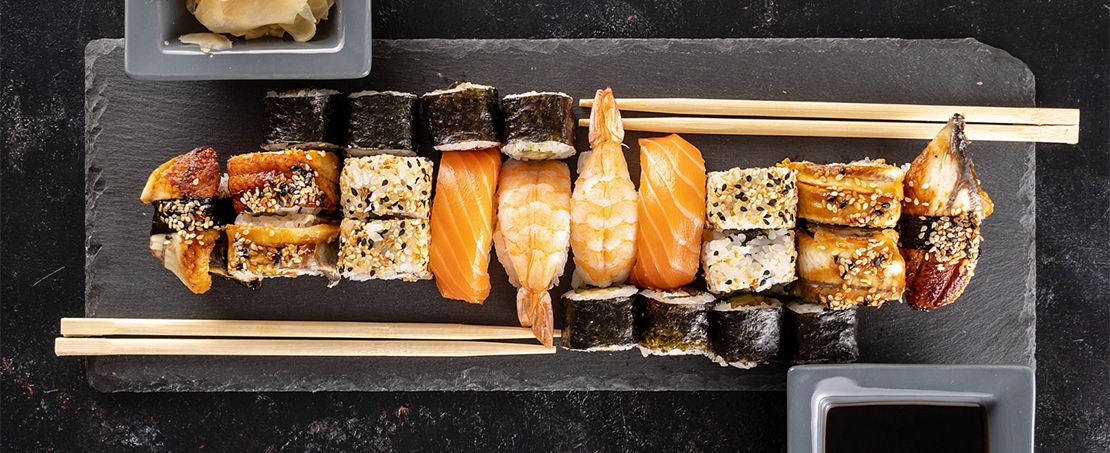 sushi nigiri de gamba
