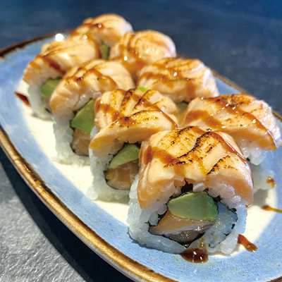 Uramaki a la Plancha