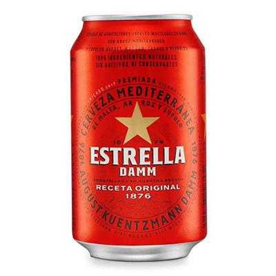 Cerveza Estrella, 330ml 18+